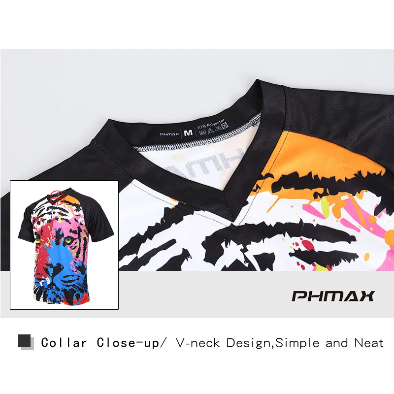 Велосипедная одежда PHMAX спортивные Джерси дышащая с защитой от пота