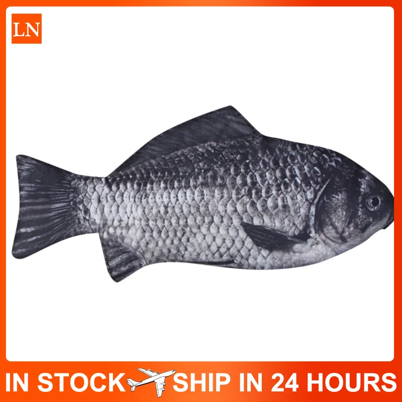 

Carp Pen Bag Realistic Fish Shape Make-up Pouch Pen Pencil Case With Student And Child Personalized Fashion Pencil Case