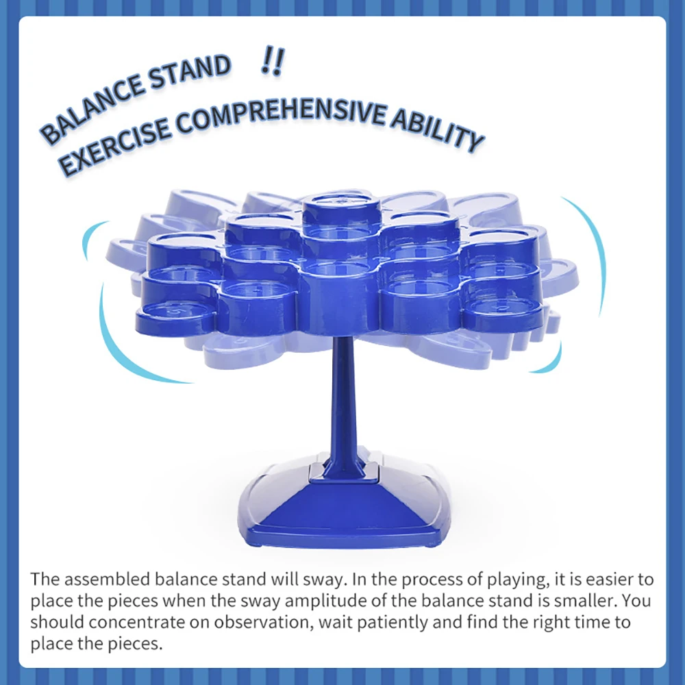 

Novelty Balance Turntable Stacking Board for Parent-Child Activity Boosting kids IQ Children Toy Gift Party Educational Games
