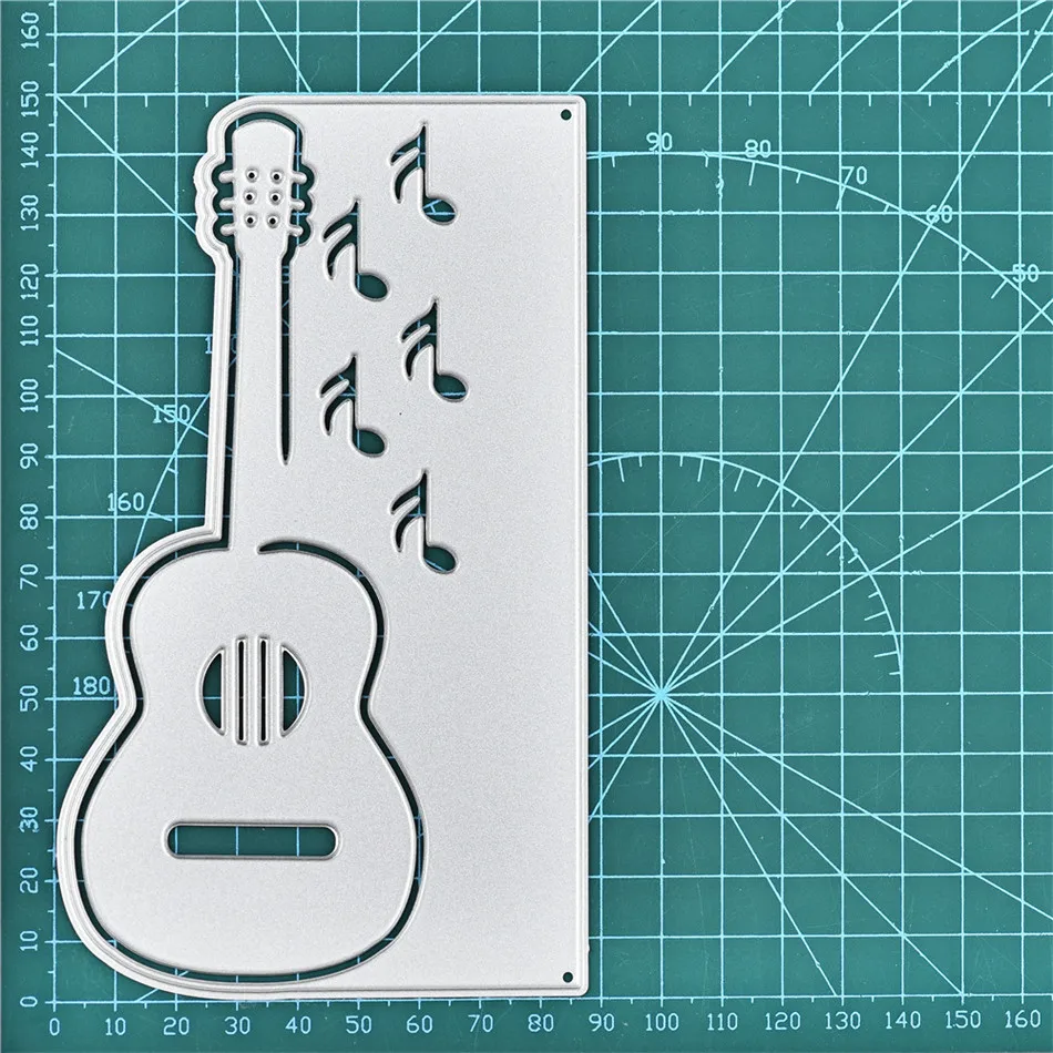 DiyArts гитара Музыка металлические режущие штампы край границы Скрапбукинг Новый