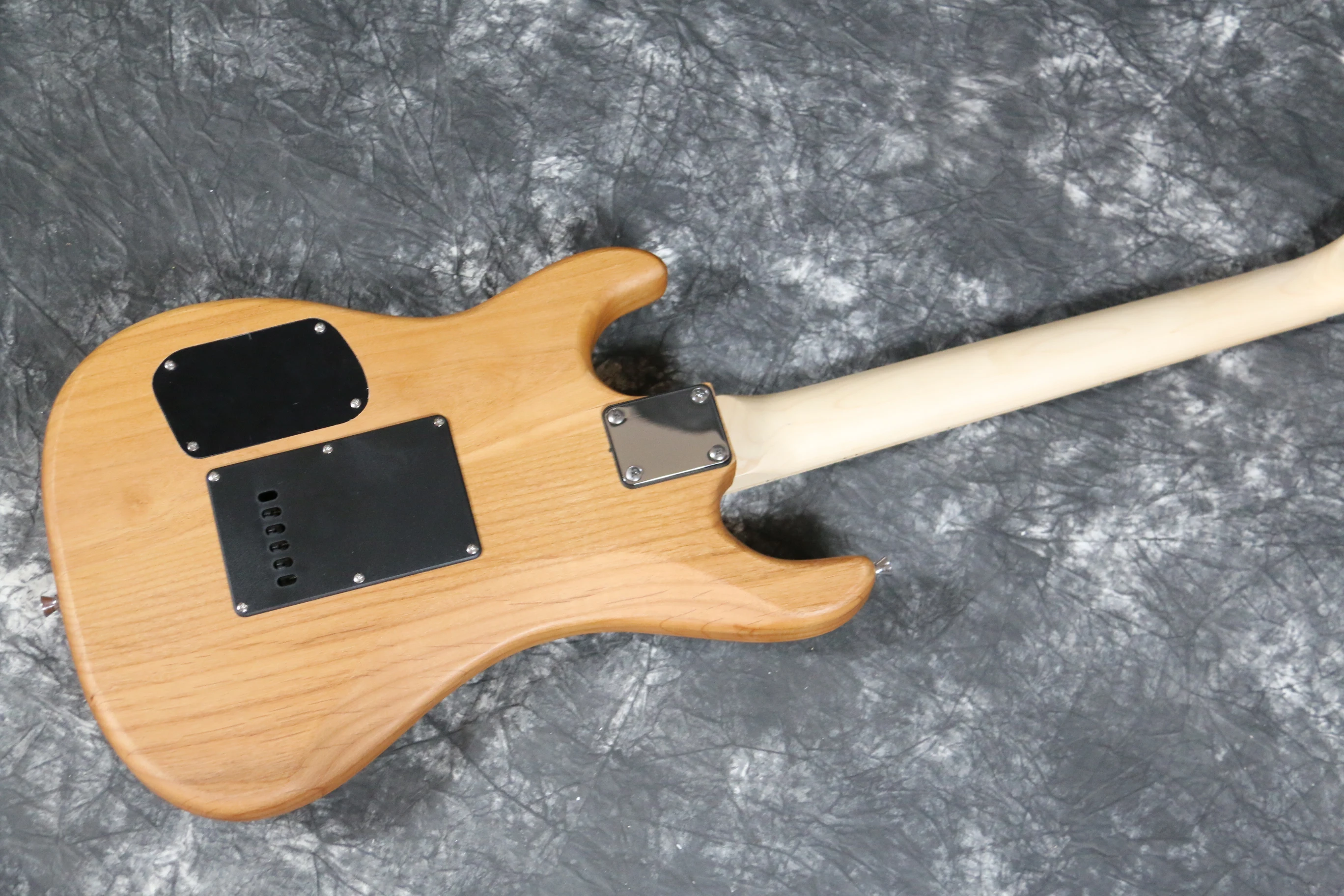 Высококачественная Разобранная гитара комплект клен Шея красное дерево тело