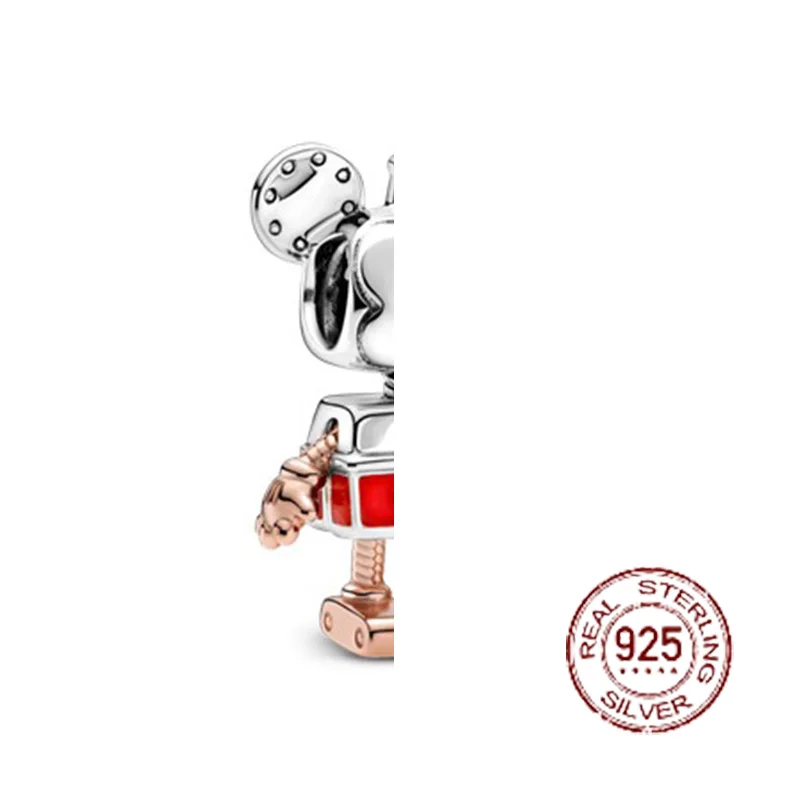 

2021 New Dis Cartoon Fashion Jewelry 925 Sterling Silver Bracelet Bracelet Accessories Give Women Gifts