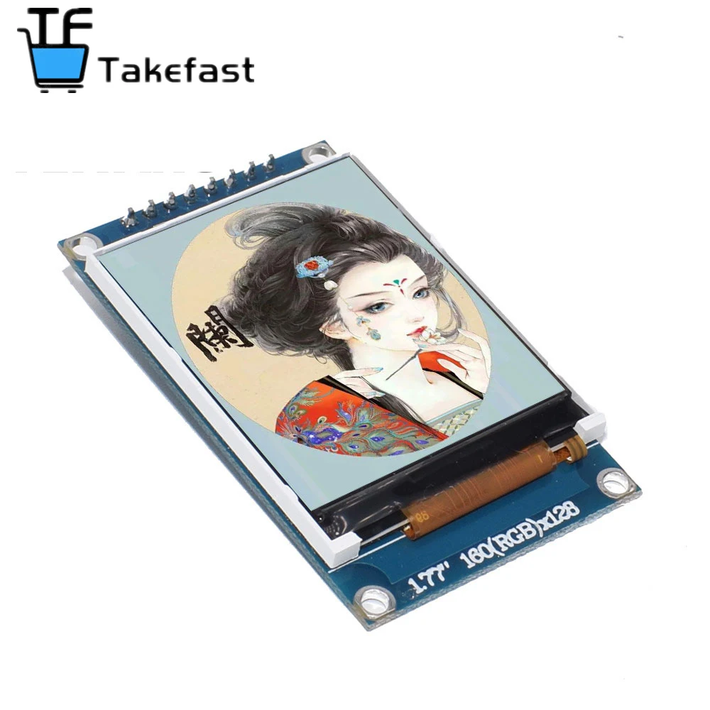 10 шт. 1 77 дюймовый TFT ЖК-экран 128*160 TFTSPI цветной экран модуль последовательного