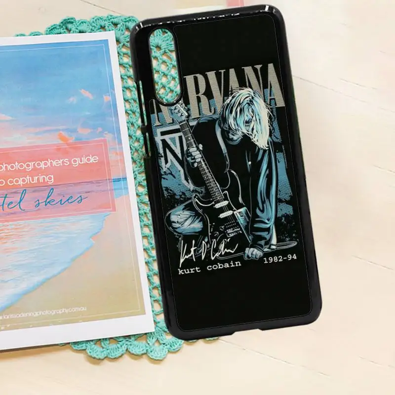

Rock Band Nirvana Kurt Cobain Phone Case PC for iPhone 11 12 pro XS MAX 8 7 6 6S Plus X 5S SE 2020 XR
