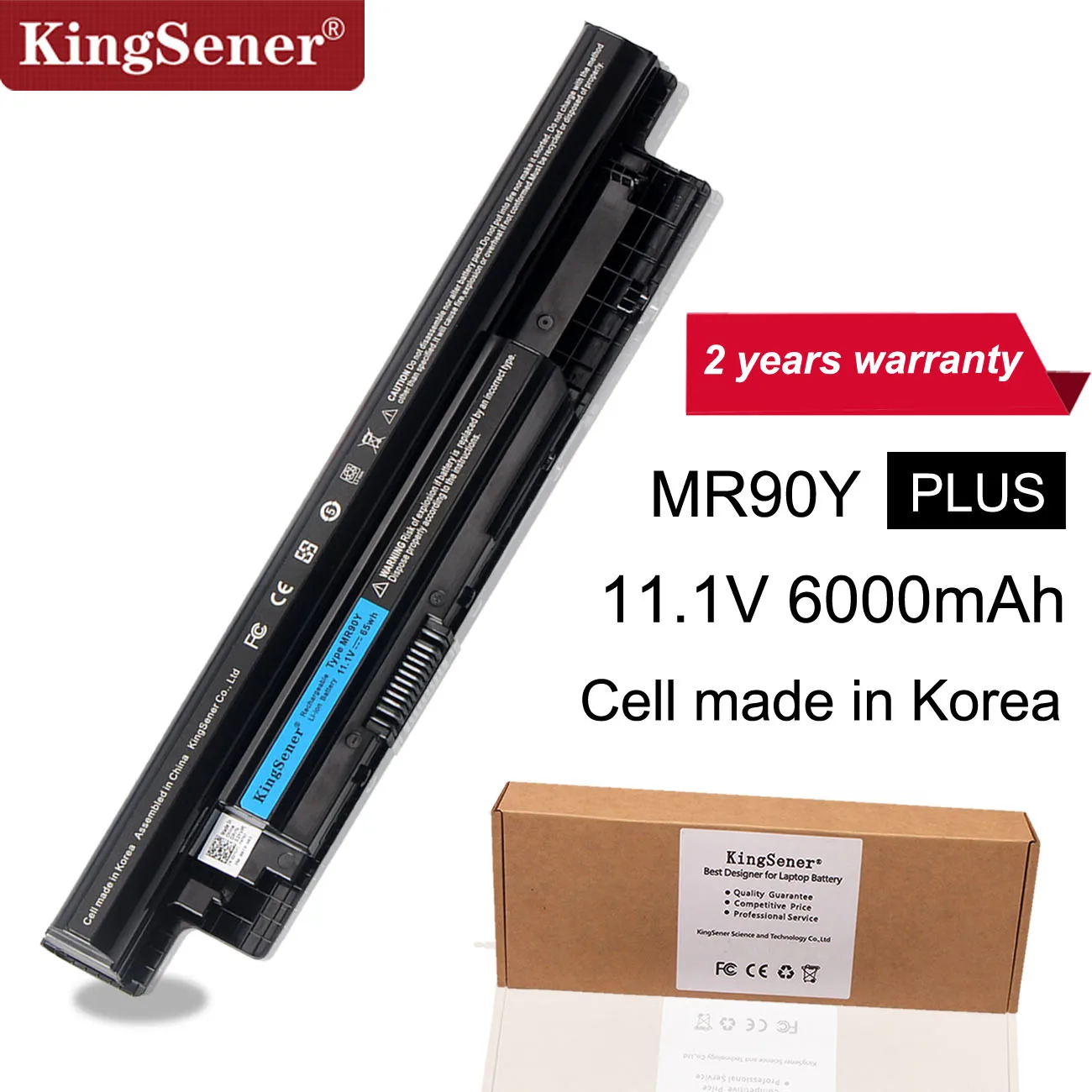 KingSener 6000 мА/ч, ячеечная MR90Y Батарея для DELL Inspiron 3421 3721 5421 5521 5721 3521 3437 3537 5437 5537 3737 5737 XCMRD