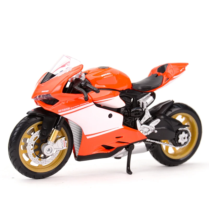 1199 Superleggera Maisto 1:18 Ducati Diavel Carbon 1199Panigale 1098S 748 848 Hypermotard Monster Supersport S литая под давлением модель мотоцикла из сплава игрушка - Цвет: 1199 Superleggera