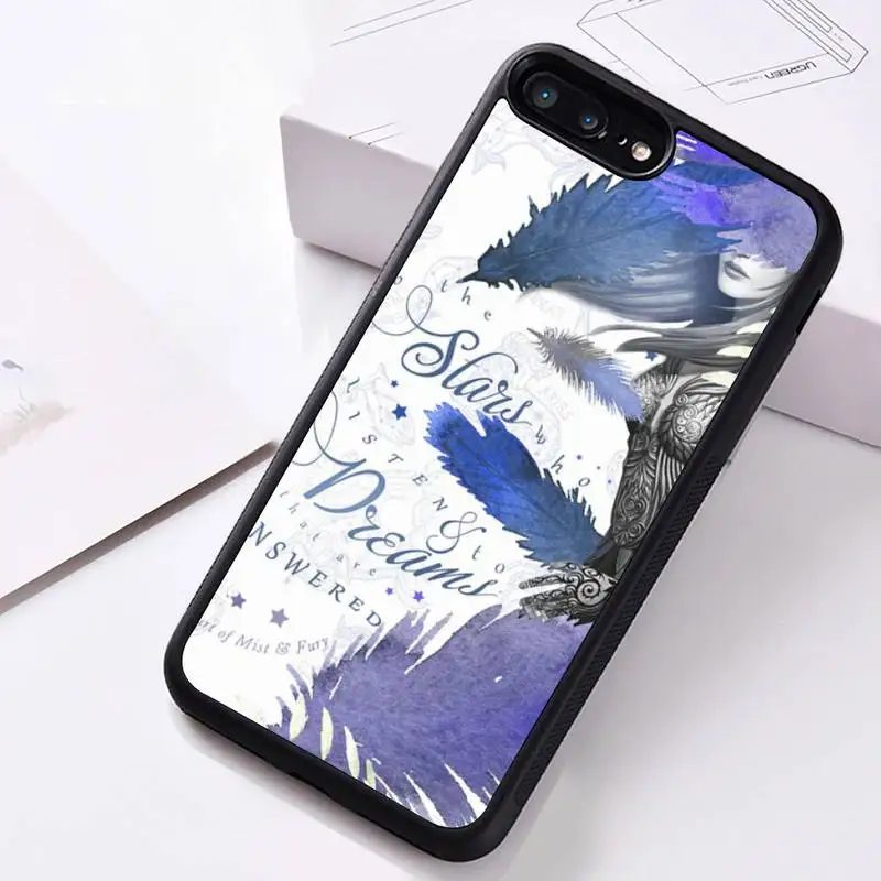 Суд тумана и Фурия Сара J Maas Чехол для мобильного телефона из резины iPhone 11 pro XS MAX 8 7