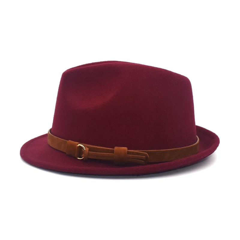 Шляпа Fedora для мужчин FUODRAO из австралийской шерсти с широкими полями для женщин, винтажная джазовая шляпа Chapeau femme, осенняя кепка F83.