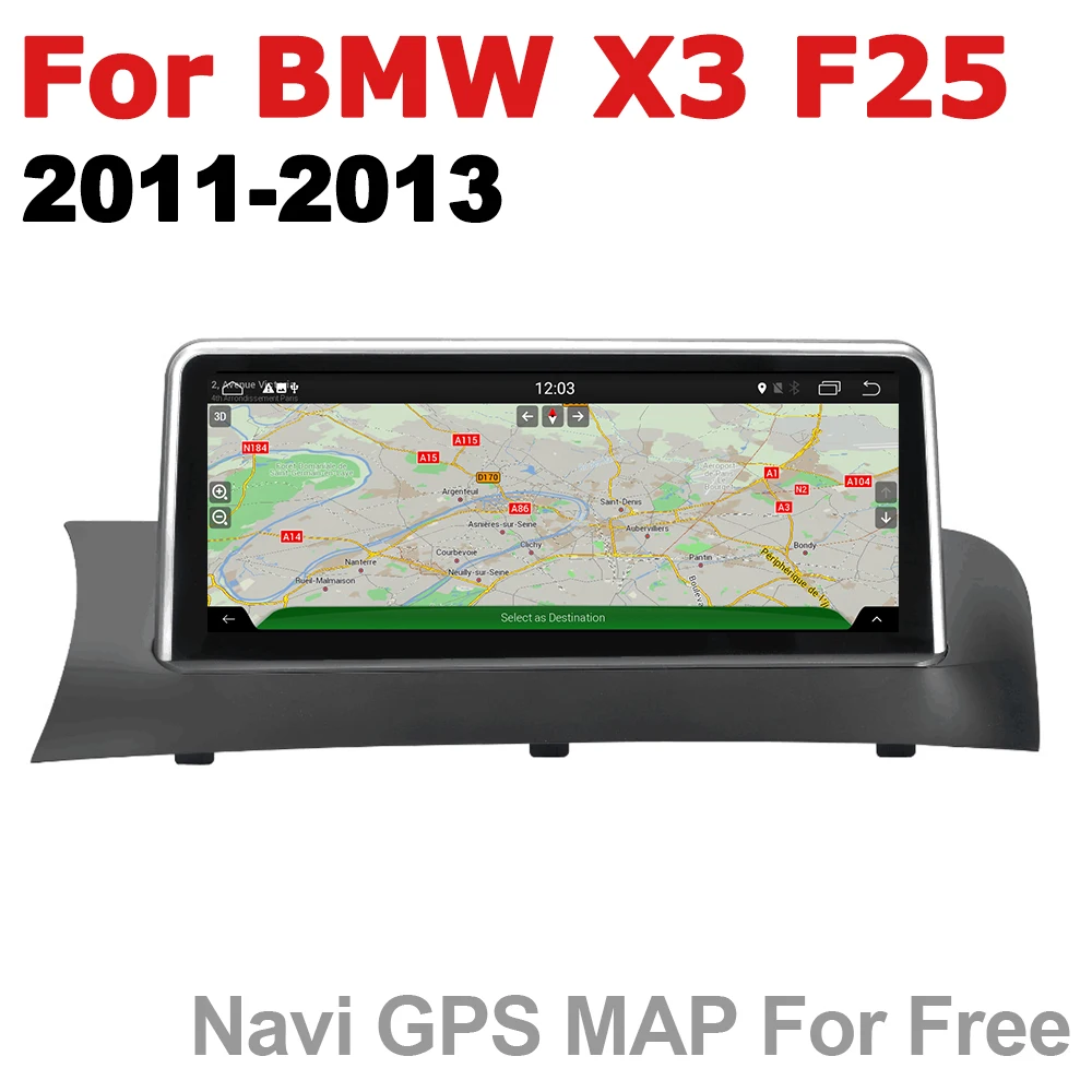 Автомобильный Android радио GPS мультимедийный плеер для BMW X3 F25 2011 ~ 2013 CIC стерео HD