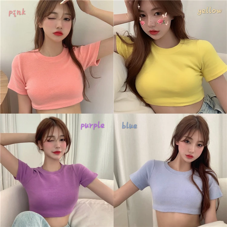 

Ultra Short Midriff Outfit Tee