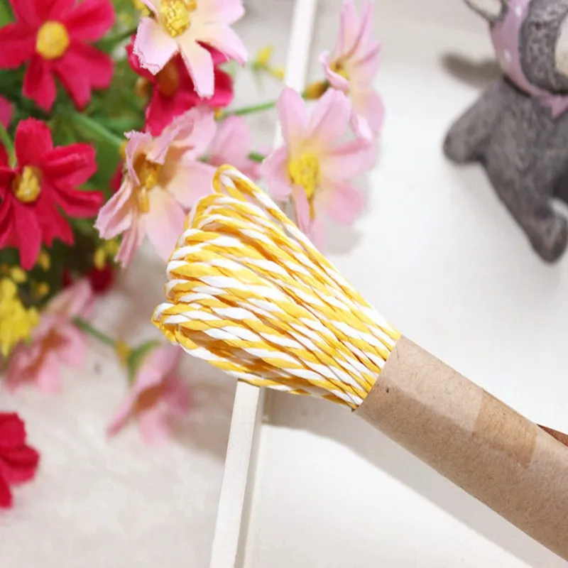 10 м поделки из шпагата веревочный шнур витой бумажная рафия ремесла домашнего