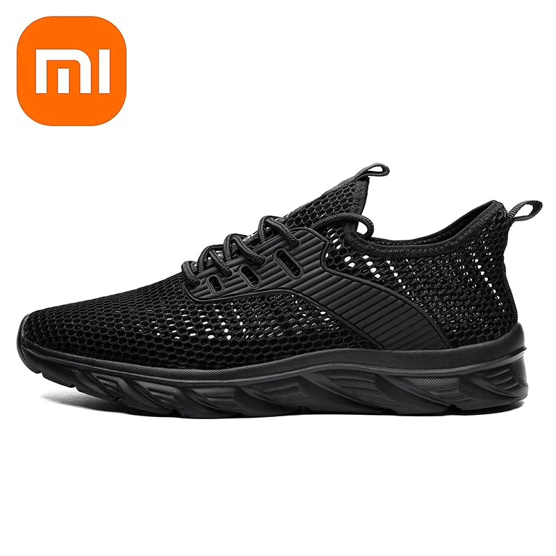 

Size39-46 MIJIA Man Sports Shoes Lightweight Net Ventilate Elastic Shoes Breathable Refreshing City Running Sneaker