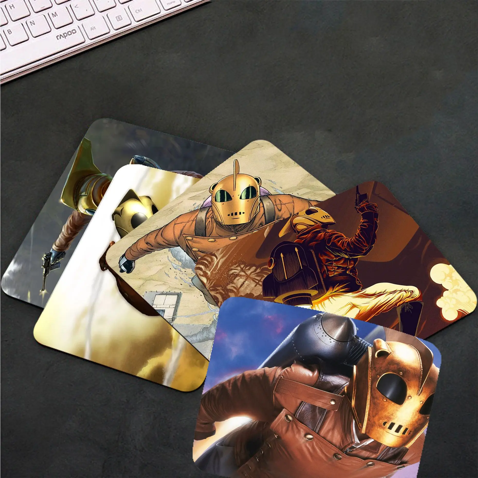 

Personalized Cool Fashion Disney The Rocketeer small Mouse pad PC Computer mat Smooth Writing Pad Desktops Mate gaming mouse pad