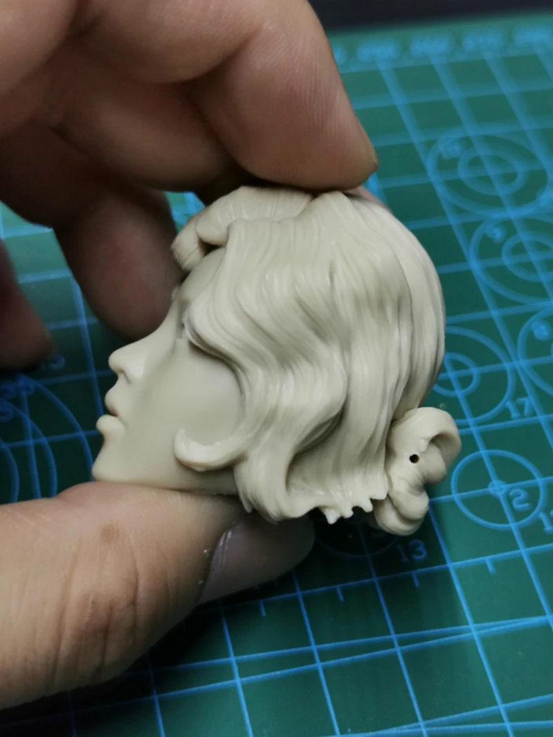 Масштаб 1/6 Шанхай женщины певица азиатская красота Неокрашенная голова модель