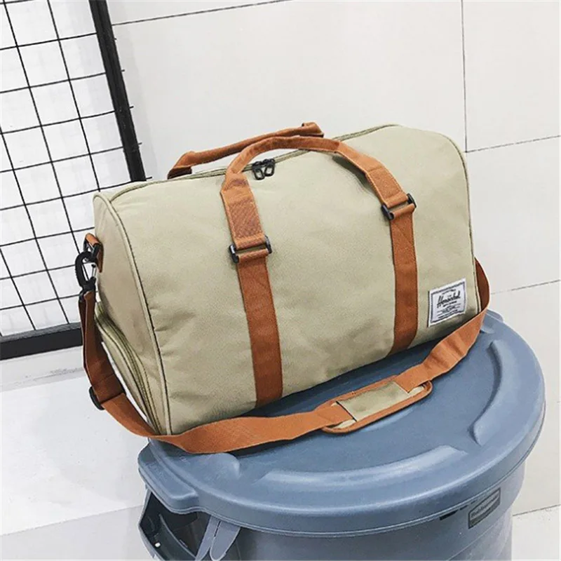 khaki Спортивная мужская сумка для фитнеса портативная дорожная Сумка Многофункциональная Мужская водонепроницаемая сумка-мессенджер уличная сумка - Цвет: khaki