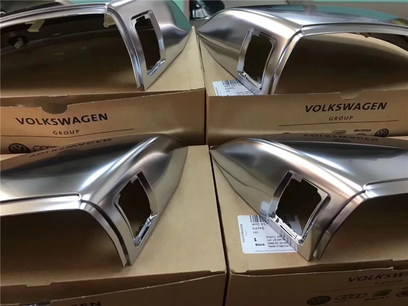 1 пара матовых хромированных защитных чехлов для зеркала заднего вида V W Golf7 Golf 7 GT