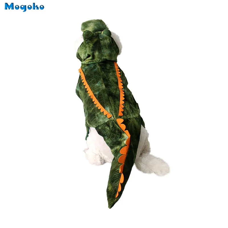 Mogoko 1 шт. смешные костюмы крокодила собаки, ПЭТ косплей на Хэллоуин, Рождество платье, Очаровательная кошка одежда животных теплые наряды одежда