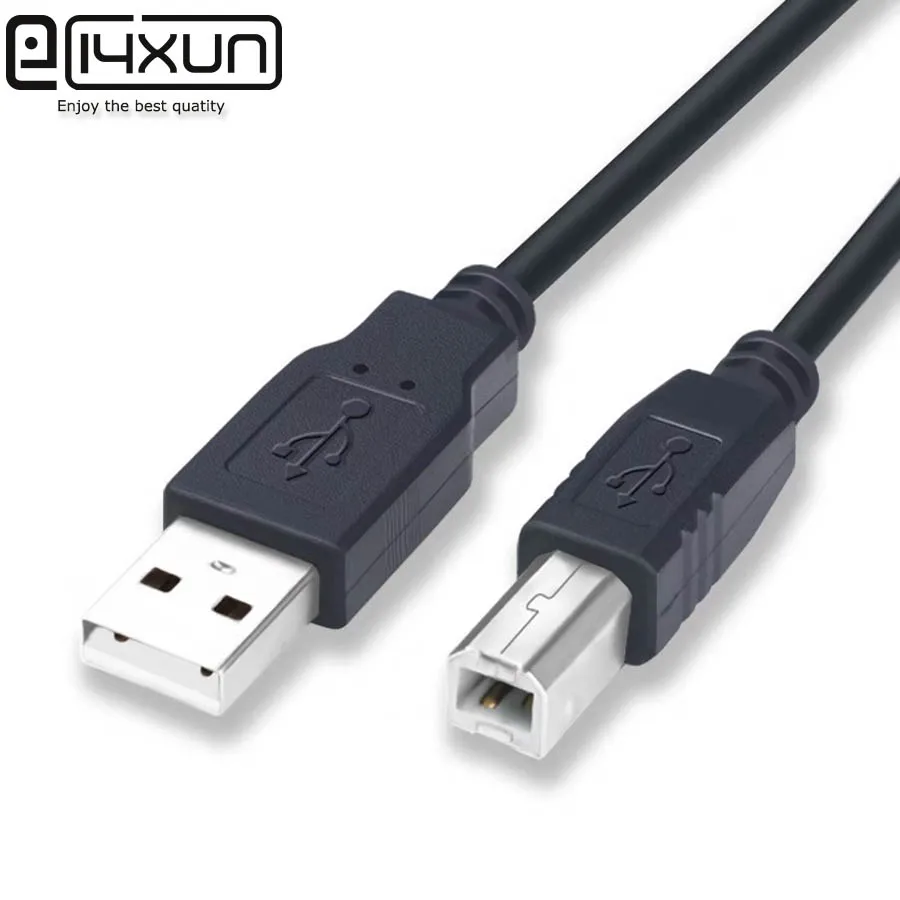 1 шт. Новый высокоскоростной USB кабель 2 0 A B для принтера Canon Brother Samsung Hp Epson 3 фута