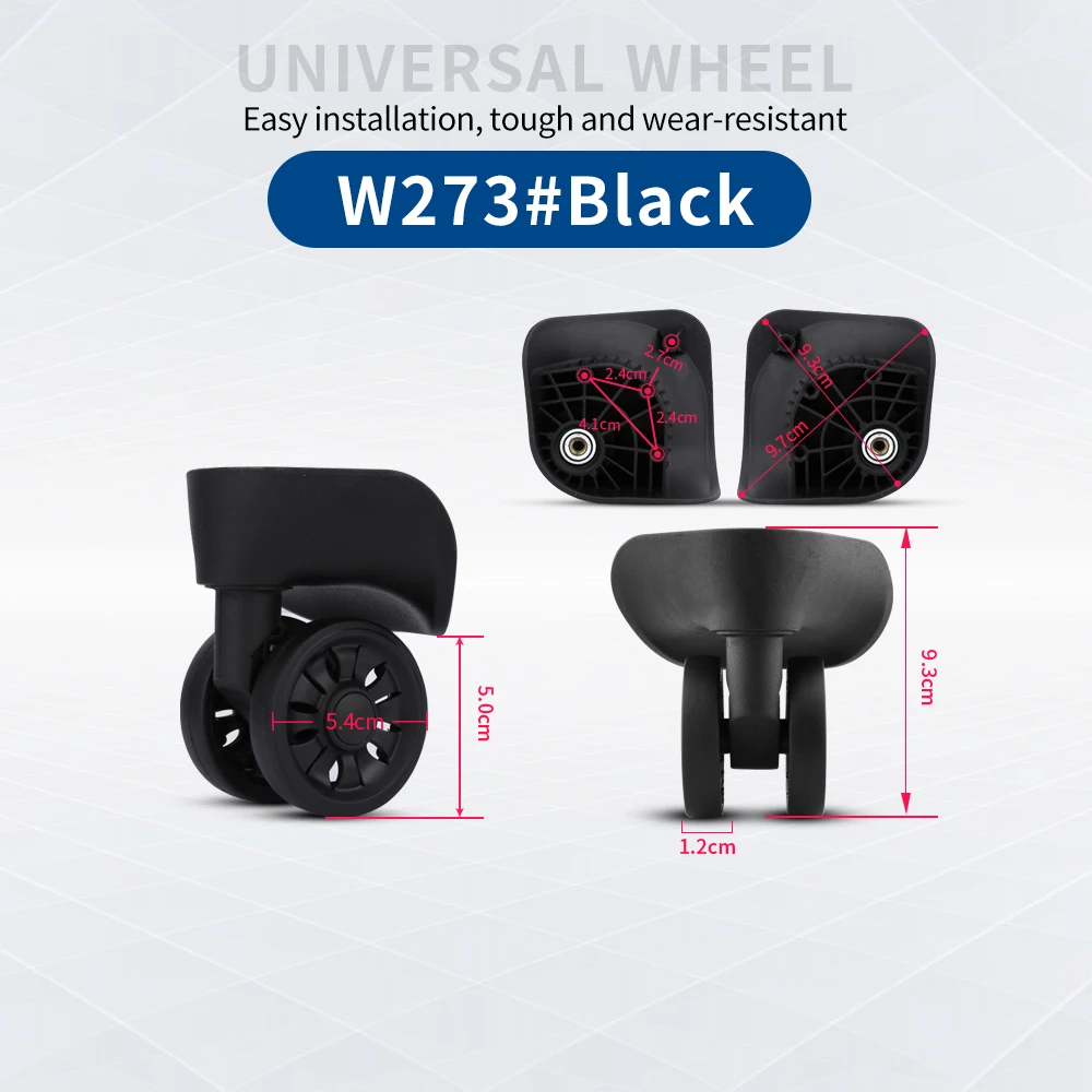 TANGYIPIN Day Crawn Wheel parts suitcase luggage accessories pulleys travel trolley repair casters easy to install universal