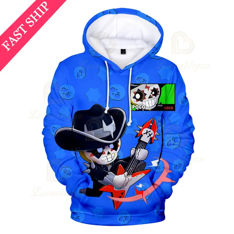 

Browlings Tick and Star, Cartoon Hoodie NITA Game 6 To 19 Years Kids MAX Sweatshirt 3D Hoodie Boys Girls Tops Children Clothes