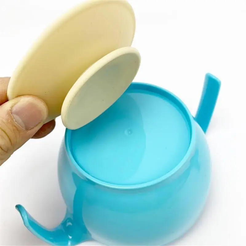 

Baby Silicone Plate Kids Bowl Plates Round Double Handle Straw Children's Snack Bowl Non-Slip Crockery BPA Free Silicone Dishes