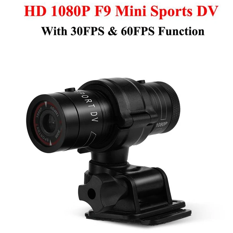 F9 мини Спортивная камера Hd 1080P 3Mp видеокамера Велоспорт Спорт экшн рекордер