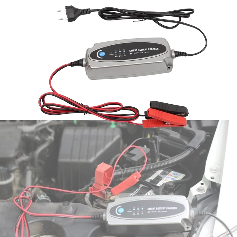 

12V 3.6A 0.8A автомобиля Мотоциклетные батареи Зарядное устройство свинцово-кислотный аккумулятор Зарядное устройство входное напряжение пере...
