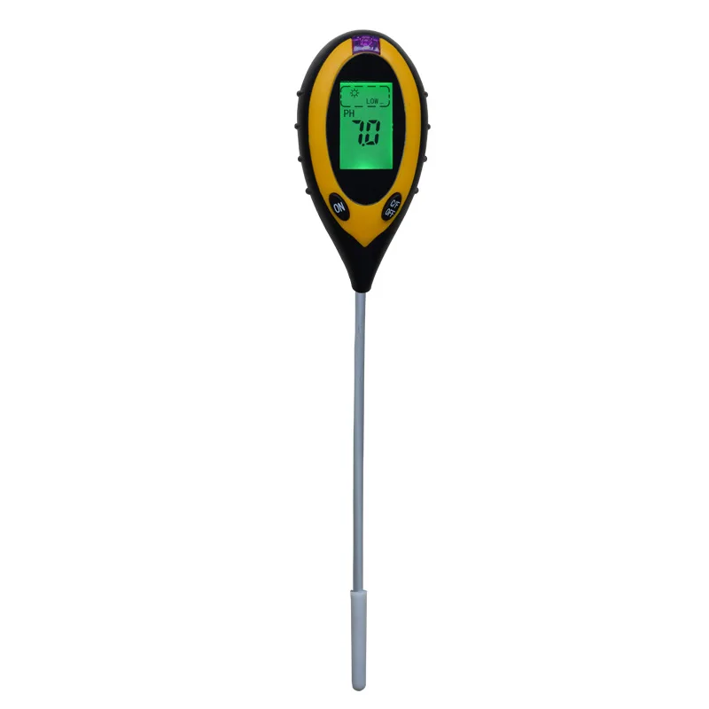 

4 In 1 Digital PH Meter Soil Moisture Monitor Temperature Sunlight Tester