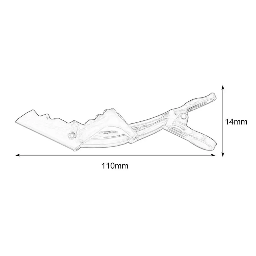 

5PCS/SET Universal Hair Clip Professional Crocodile Hairdressing Cutting Clamps Hair Grip Clips Styling Accessories