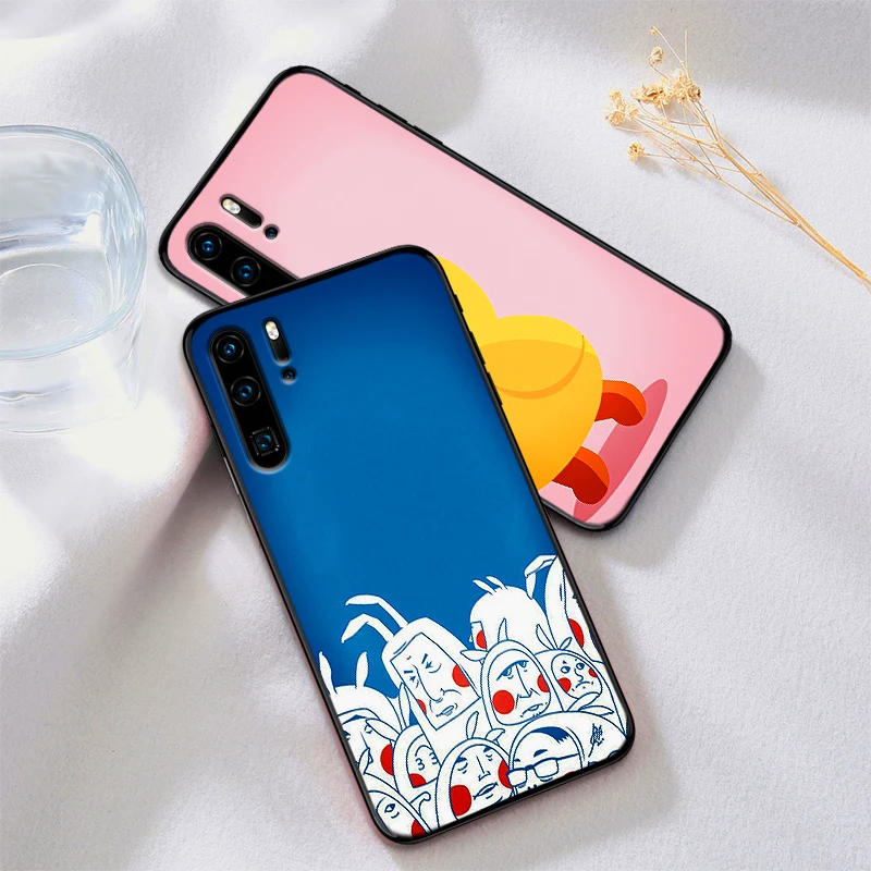 Cute cartoon characters Case For HuaweiY9 Prime 2019 Mate 10 20 Pro Nova2 3 4 Lite Nova 2i 3i 5i Y6 Y7 2018 Coque Funda | Мобильные