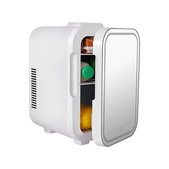 

8l Custom Cosmetic Makeup Skincare Refrigerator Beauty Little Mini Fridge With Mirror Small Refrigerators