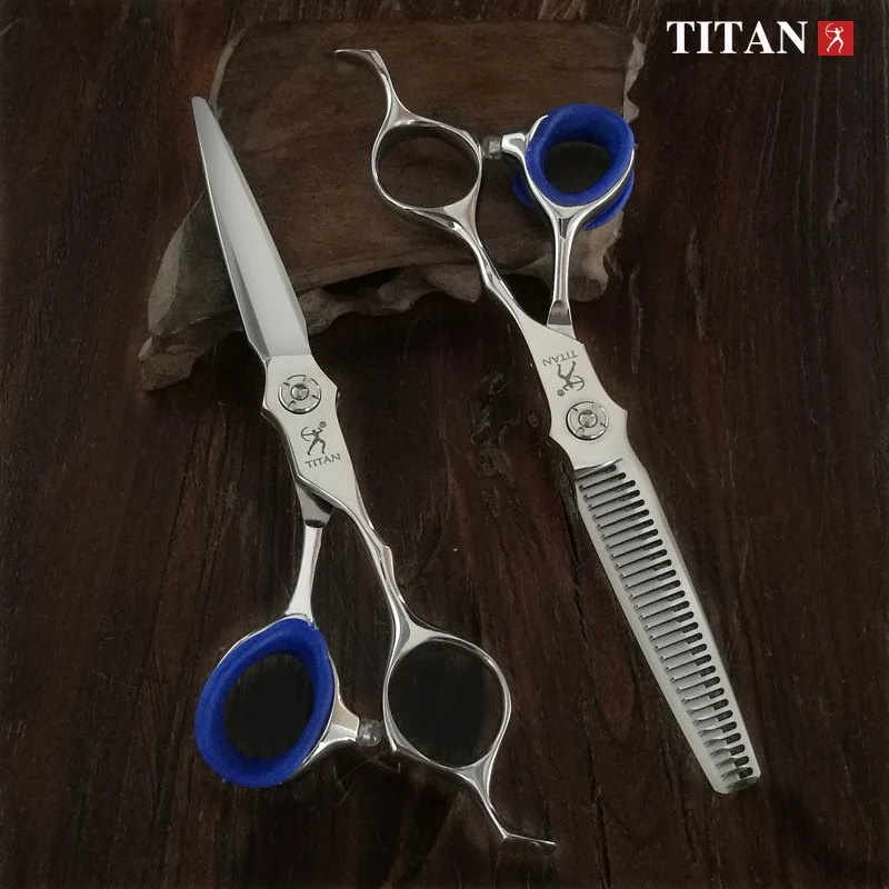 Titan professional hairdressing scissors hairdresser's scissors 6.0 inch cut thinning barber tool