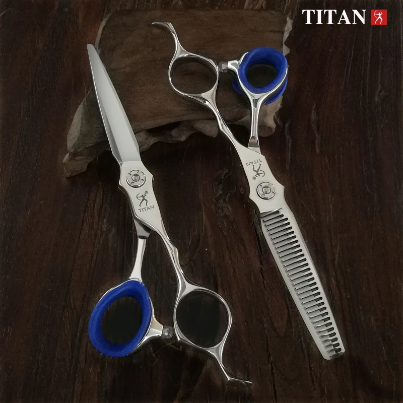 

Titan professional hairdressing scissors hairdresser's scissors 6.0 inch cut thinning barber tool