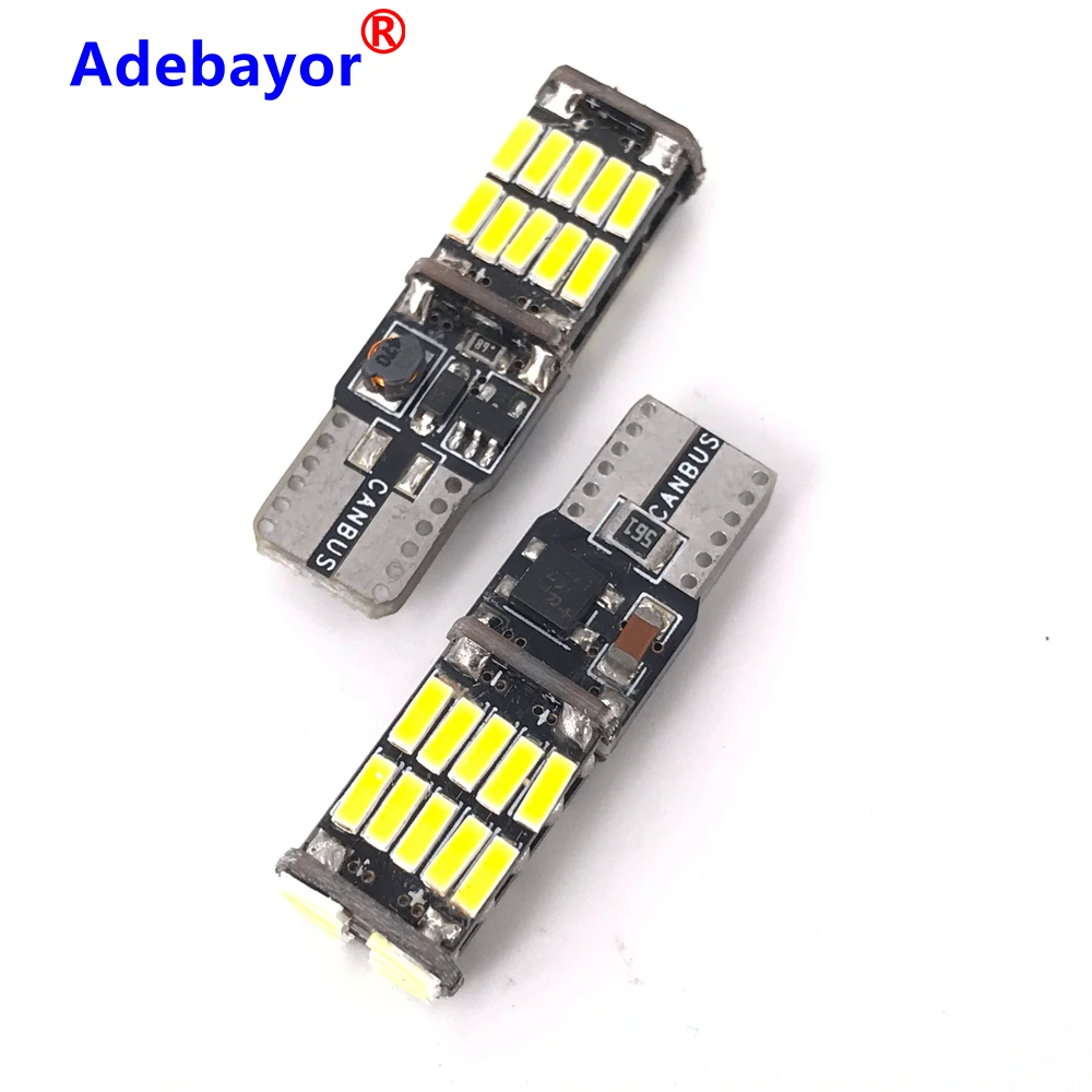1000 шт. T10 w5w canbus 4014 26 SMD Интерьер автомобиля светильник 194 501 светодиодная приборная