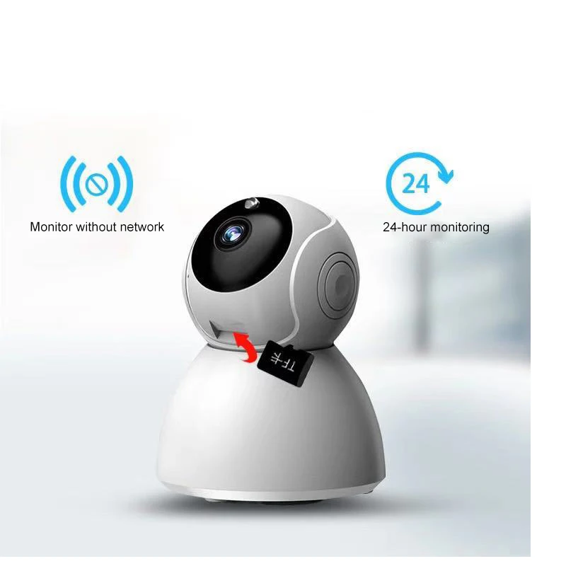 IP-камера Q9 Snowman 1080P Беспроводная с поддержкой Wi-Fi и функцией ночной съемки |