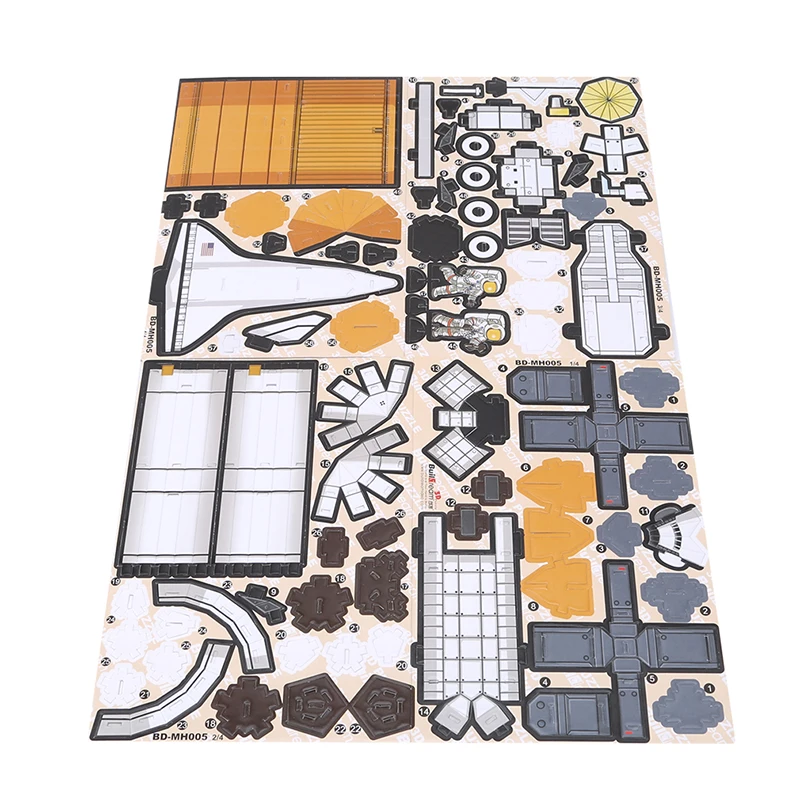 Трехмерная бумажная головоломка Космический глобус солнечная система детская