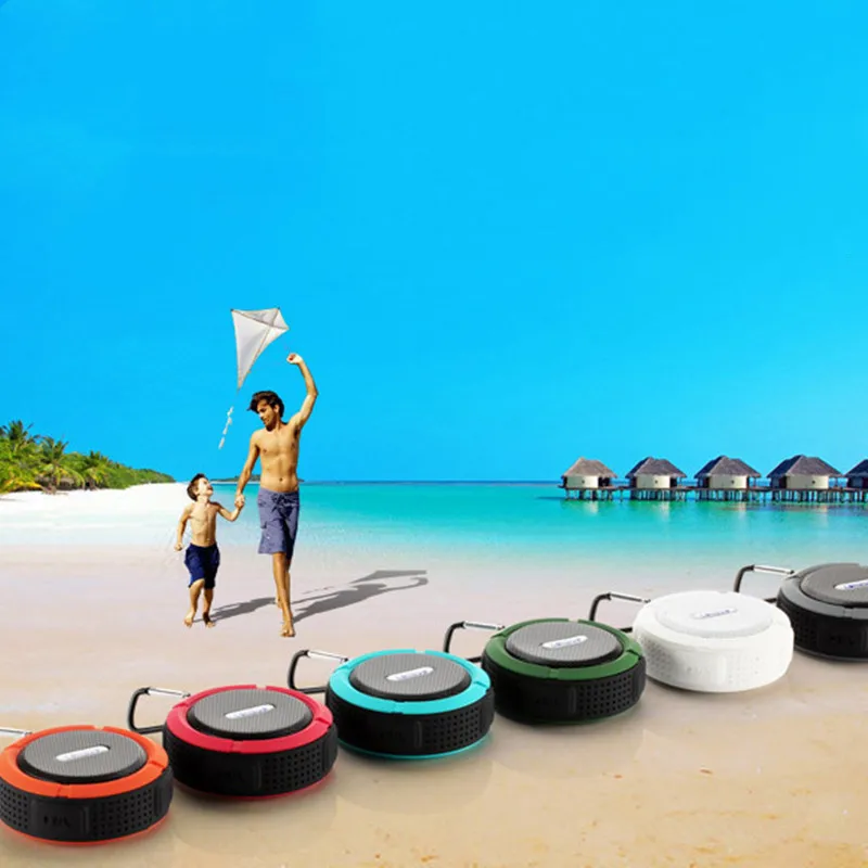 Водонепроницаемый Bluetooth беспроводной динамик пыленепроницаемый звук для