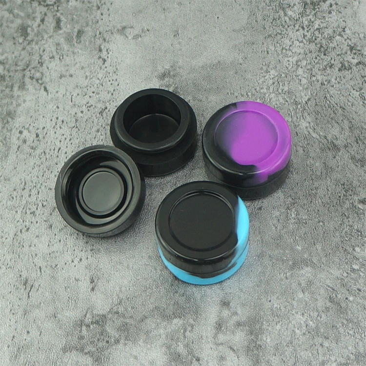 

5 мл 7 мл 100 шт. силиконовые контейнеры для масла пищевой силикон восковой чехол антипригарный круглый контейнер для масла воска одобренная б...