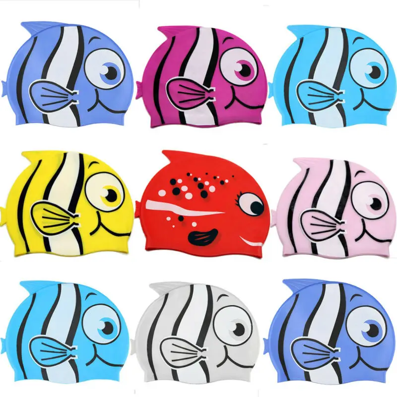 Шапка для плавания силиконовая в стиле унисекс милая Водонепроницаемая Кепка от