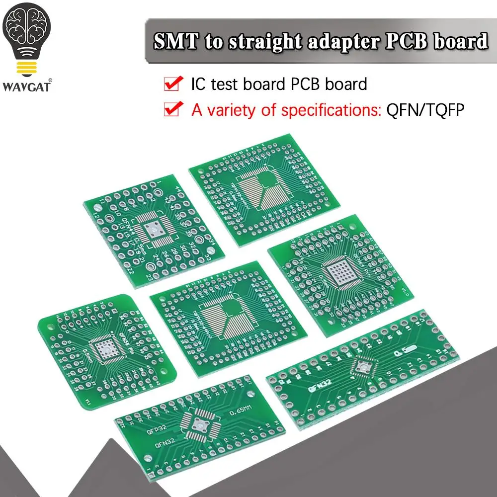 QFN TQFP LQFP FQFP 32 44 48 56 64 80 100 поворотный DIP/SMD для DIP IC адаптера разъем TSSOP SOIC SSOP плата