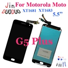 100% протестированный ЖК-дисплей для Motorola Moto G5 Plus XT1681 XT1683, сенсорный экран с цифровым преобразователем в сборе