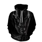 Повседневная рубашка с 3D-принтом, свитшот, мужскойженский пуловер в стиле хип-хоп, весна-осень, толстовка с капюшоном с изображением собаки, свободного кроя, топы в стиле Харадзюку