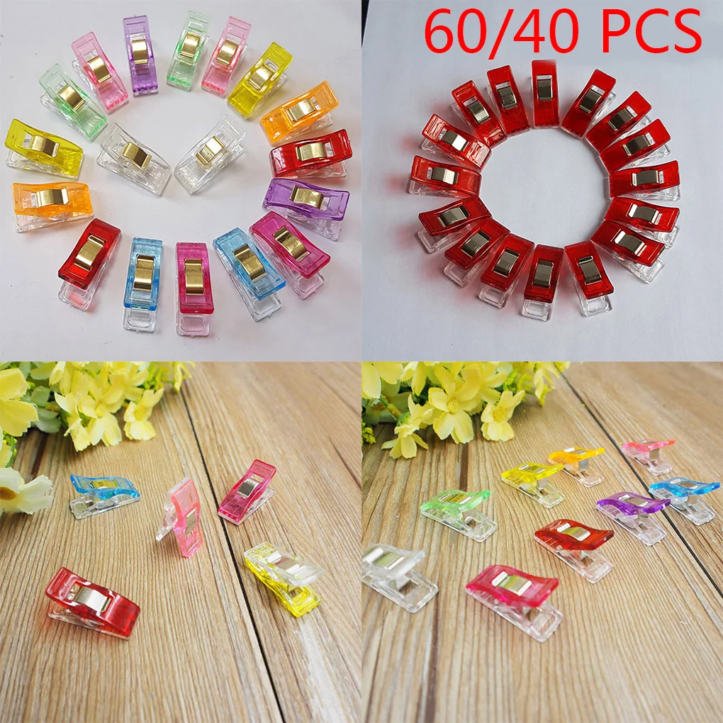 

50pcs Mixed Sewing Tools & Accessory Candy Color Clothes Pins Pegs Hanging Clothespin Photo Clips Random Color DIY Patchwork