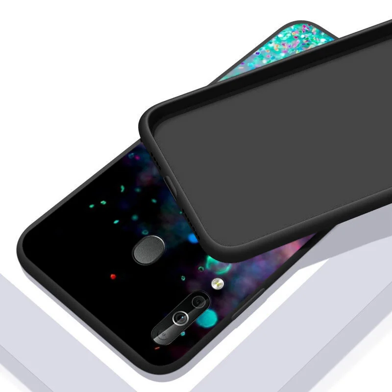 

Glitter Sand Stone for Samsung Galaxy A90 A80 A70 A70S A60 A50 A50S A40 A40S A30 A20 A10 A2 Core Black Phone Case