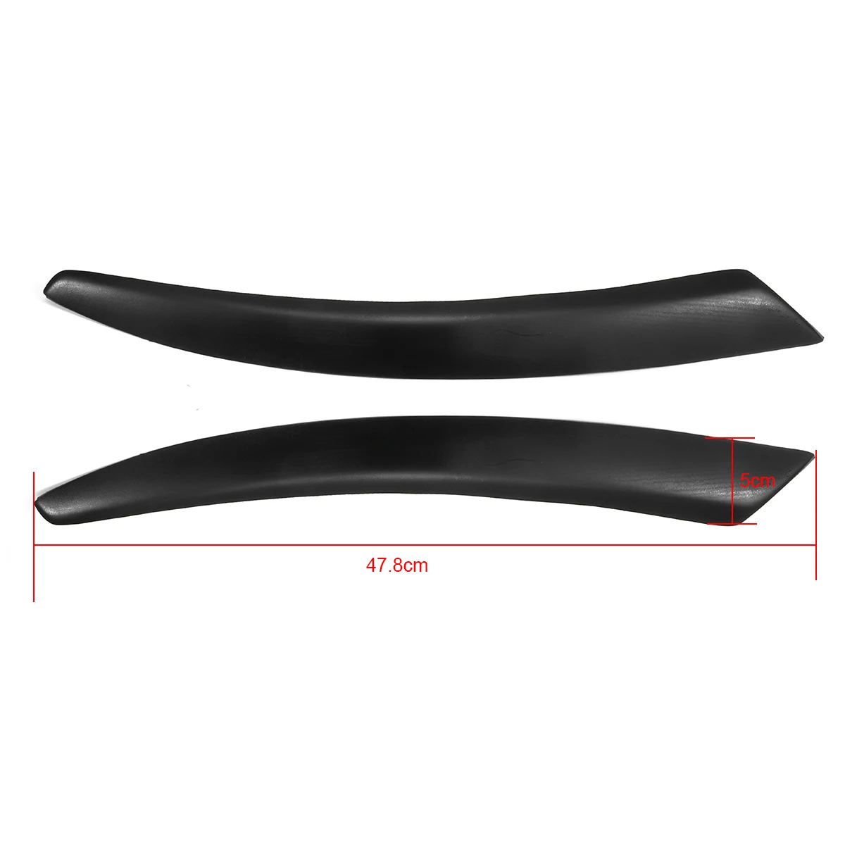 

For Audi A6 C6 2004-2011 Car Headlight Eyebrow Cover Trim Fiberglass Head Lamp Eyelid Sticker Matte Black