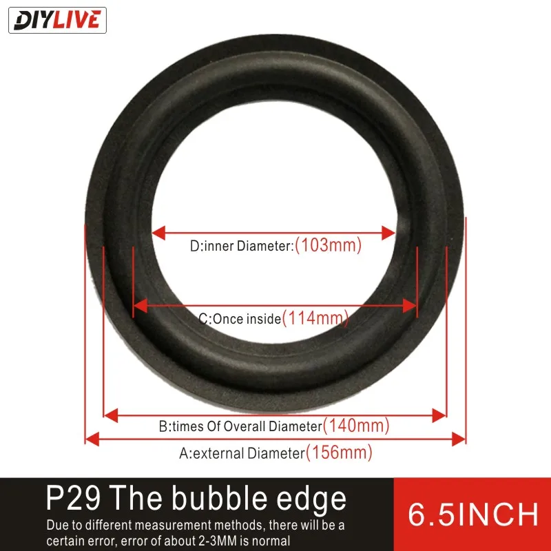 6 5 дюймовый сабвуфер DIYLIVE аксессуары для ремонта пенопластовый край объемный