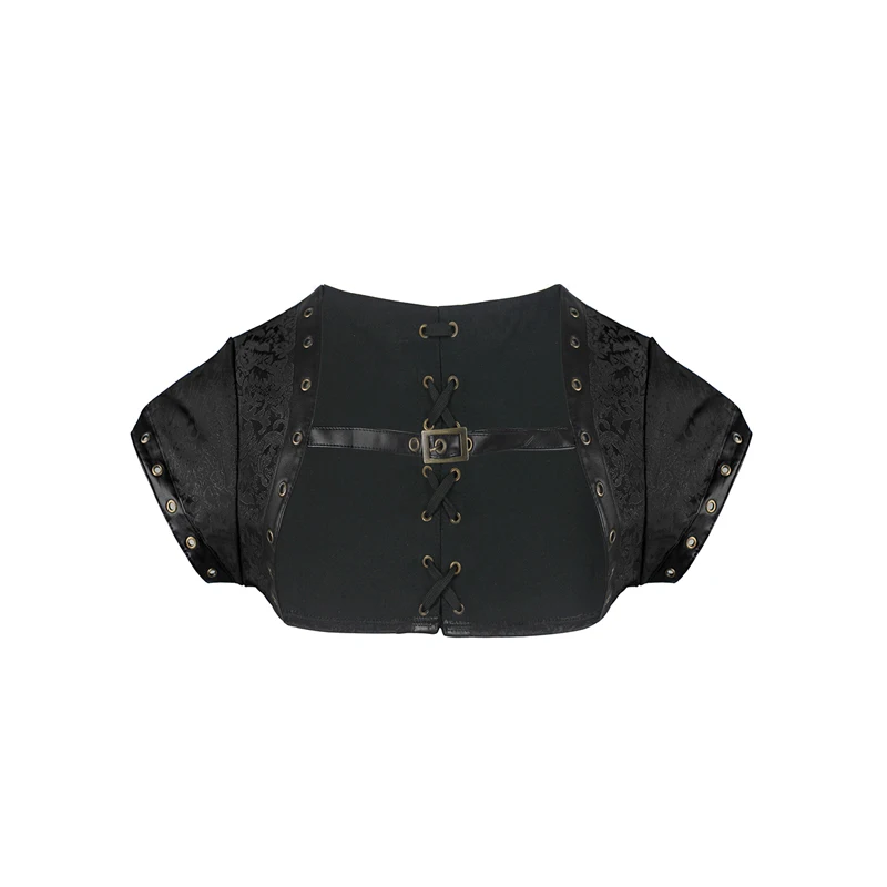 Burvogue размера плюс Топ без рукавов в готическом стиле-корсет стимпанк Корсет для