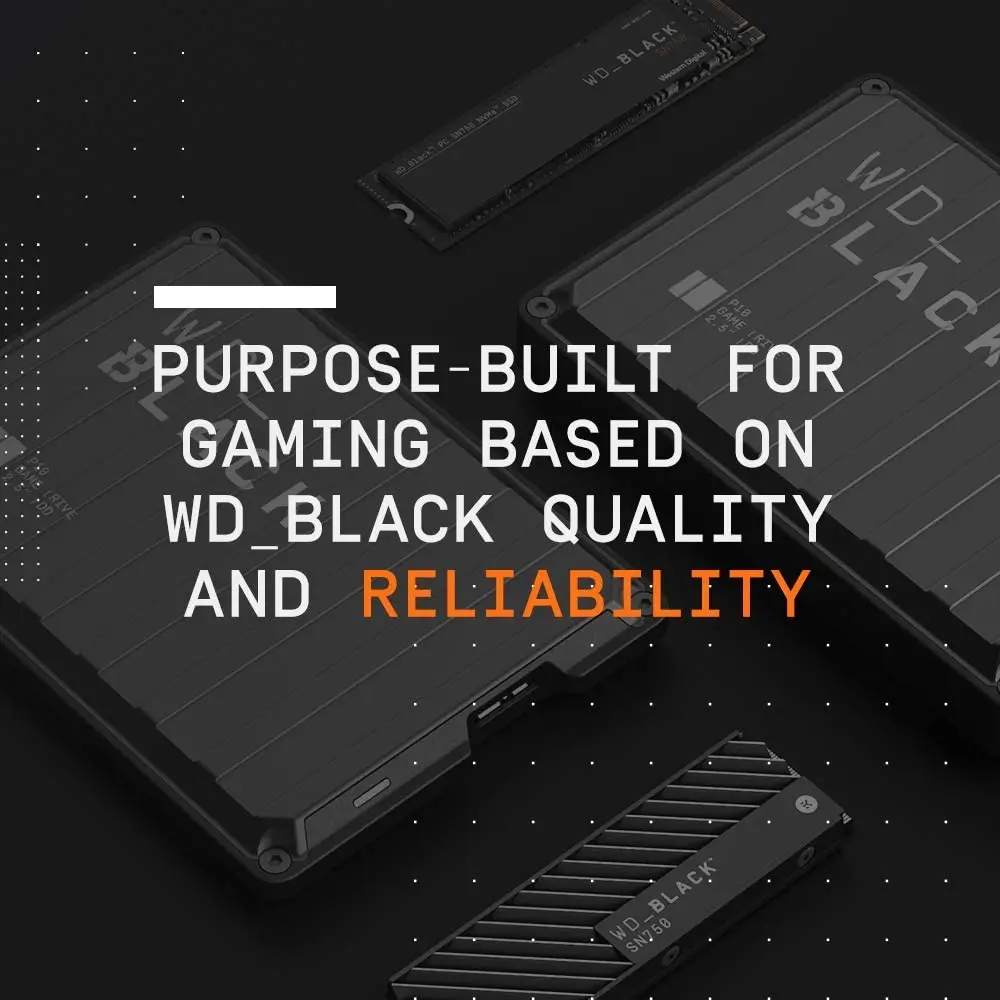 WD BLACK 5 ТБ P10 игровой портативный внешний жесткий диск HDD совместимый с Playstation