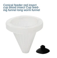 aquarium cone automatic fish feeder ring timing goldfish food feeder fish red worm cup fish tank accessories
