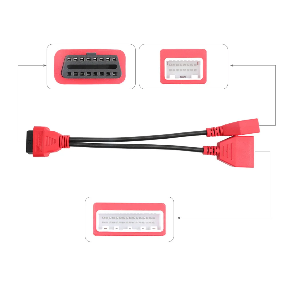 Новый кабель диагностики автомобиля XTOOL OBD II для Nissan 16Pin + 32Pin кабели 16 32-контактный